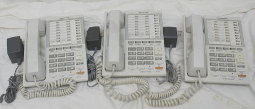 Lot 3 Panasonic Easa KX-T3280 Phones ~  Two-Line Speakerphone with Intercom