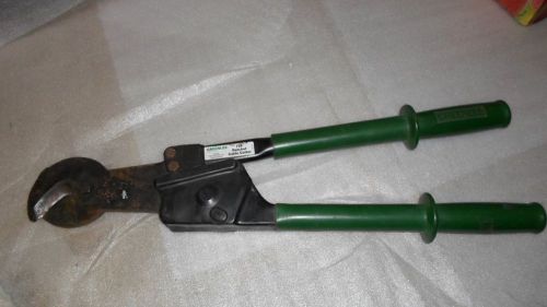 Greenlee heavy duty 756 ratchet cable cutter for sale