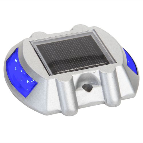 Blue solar power road pathway stair deck dock light - driveway lighting for sale