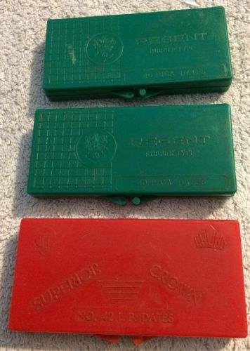 Vintage Regent Rubber Type PICA Replacements (Lot Of 3)