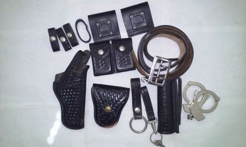 Police &amp; Security Duty Belt and accessories - vintage, circa 1974
