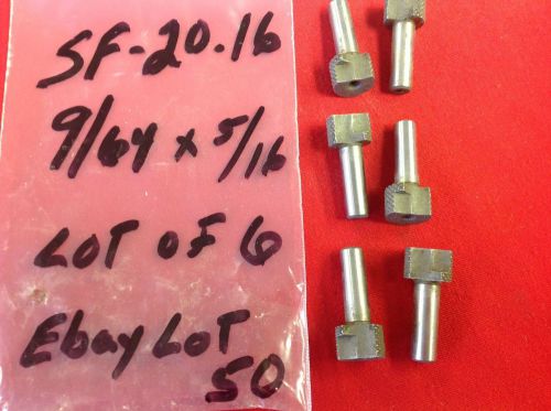 Acme sf-20-16 slip-fixed renewable drill bushings 9/64 x 5/16 x 1&#034;  lot of 6 usa for sale