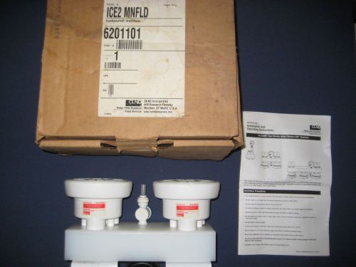 Cuno ice-assure-2 manifold w/gauge (6201101) ice2 nip with guage for sale