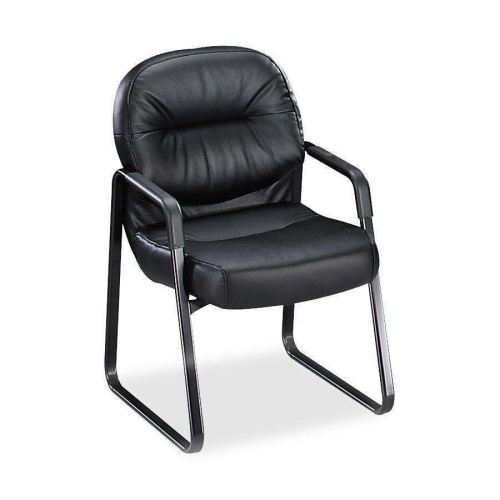 HON 2090 Series Exec Sled Base Guest Chair , Black - HON2093EB11T