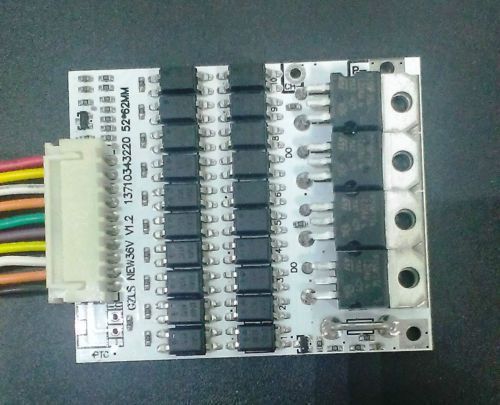 Battery Protection BMS PCB Board for 10 Packs 36V Li-ion Cell max 40A w Balance