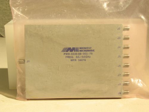 Midwest Microwave PWD-5530-08-003-79 DC-5GHz  8 Port Power Splitter