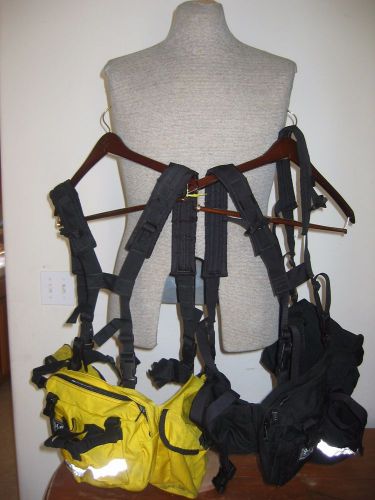 9-1-1 specialty gear emt / fire fighting tactical survival waist pack, (2) lot for sale