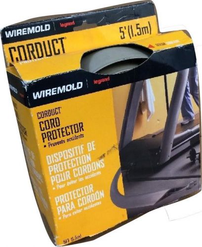 Wiremold CDI-5 5-Feet Corduct Cord Protector, Ivory