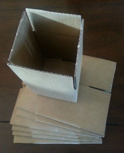 7 4x4x4 Cardboard Packing Mailing Moving Shipping Boxes Corrugated Box Cartons