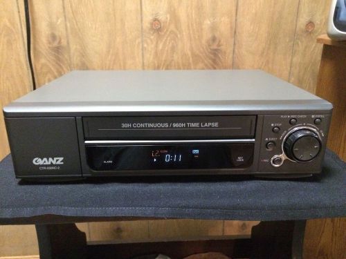 GANZ CTR-030NC-2 30HR Continuous 960HR Time Lapse Video Cassette Player Recorder