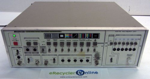 Leader Electronics LCG-400 NTSC Pattern Generator 400-02 Multiburst Unit 55562