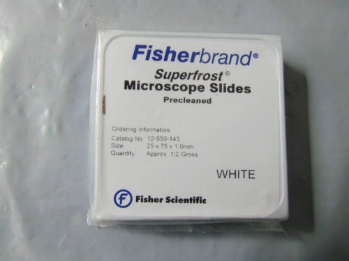 FISHERBRAND SUPERFROST MICROSCOPE SLIDES