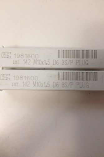 2- NEW OSG 1981600 M10x1.5 D6 3S/P plug