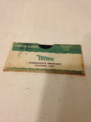 VINTAGE ARC WELDING LENSE in BOX Thermo WELDERS IRONWORKERS USA