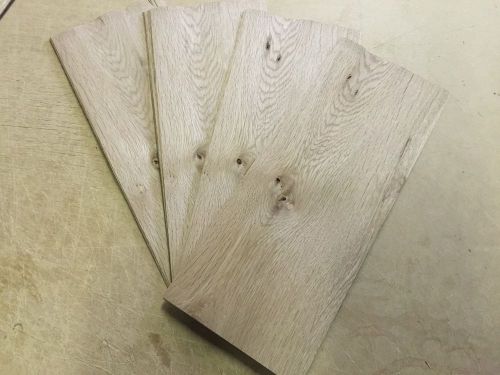 Wood Veneer Rustic White Oak 8x20 22Pcs Total Raw Veneer  &#034;EXOTIC&#034; WO1 4-21-16
