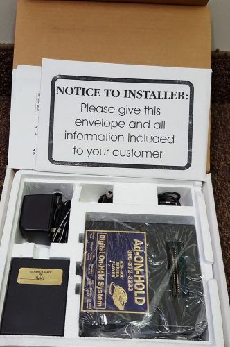 AOH-200 Series Complete Message/Music on Hold System Ad-On-Hold (AD-200-2)