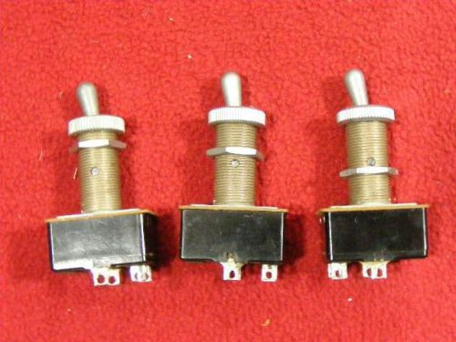 3 – CH Toggle Switches 3Amp 250Volt Unused