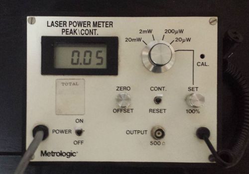 METROLOGIC LASER POWER METER MODEL 45-545