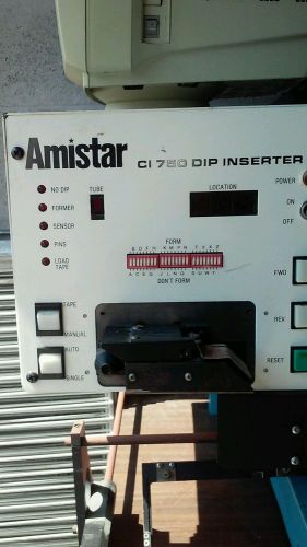 Amistar Model CI 750 Semi Auto Dip Inserter for thru hole IC application