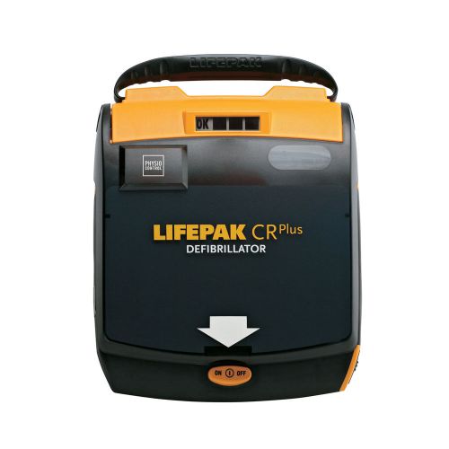 Lifepak CR Plus Defibrillator + Case &amp; Accessories