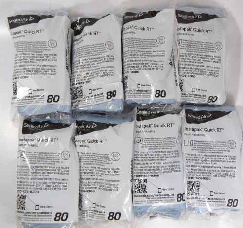 Sealed Air Instapak Quick RT #80 Foam Packaging 22&#034; x 27&#034; lot 8 Bags Instapack