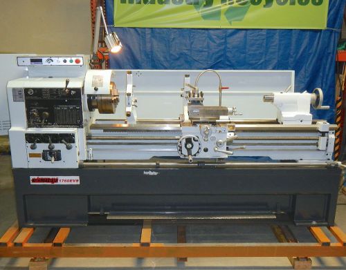 12.5 hp vectrax 17” x 60&#034; gap bed engine lathe variable speed inverter drive for sale