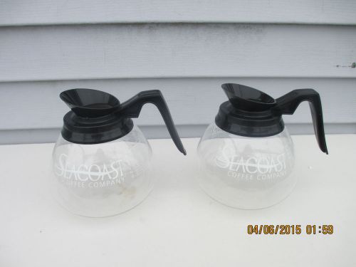 2 Used 8 Cup Regular Coffee Pot Carafes for Bunn Commercial Machines Schott