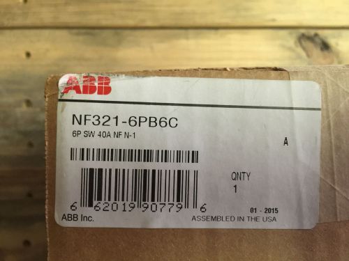 Enclosed switch ABB NF321-6PB6C 2, 3, 4, or 6 Poles, SafeLine Series
