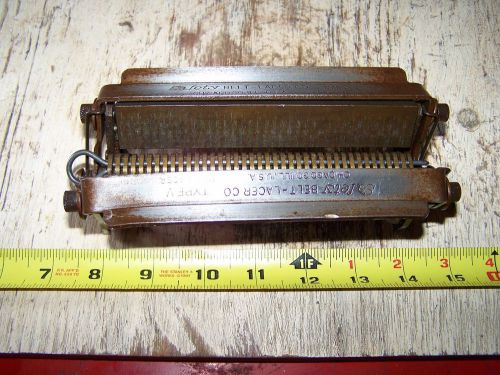 Original SAFETY Clipper Flat Belt Lacer Hit Miss Gas Engine Motor Project NICE!