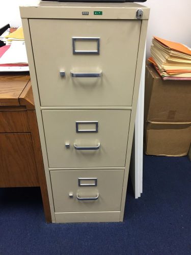 HON 3 Drawer Metal File Cabinet