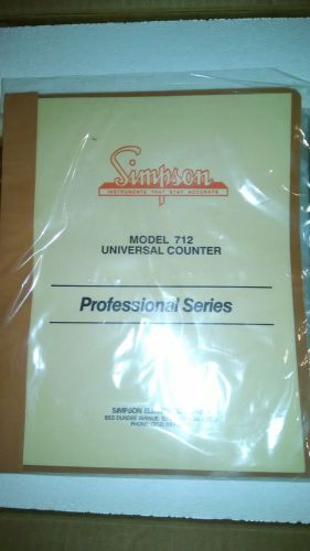 Simpson 712 1.3 GHz Universal Counter