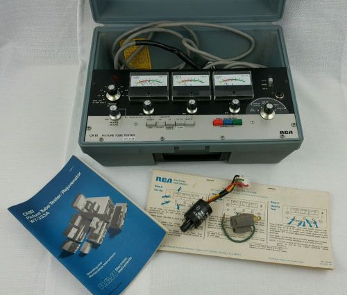RCA Picture Tube Tester Rejuvenator Renewer WT-333A CRIII AS-IS