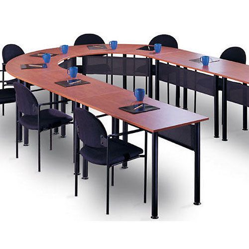 U SHAPED CONFERENCE ROOM TABLE Training Tables Set Office Meeting Optional Chair