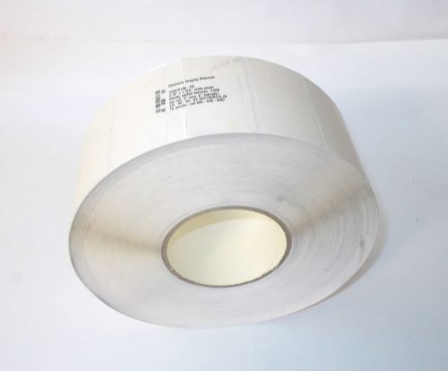 One Roll 4,000 Thermal Transfer Blank White Labels 2.75 X 1.375&#034; w/perf-3&#034; Core