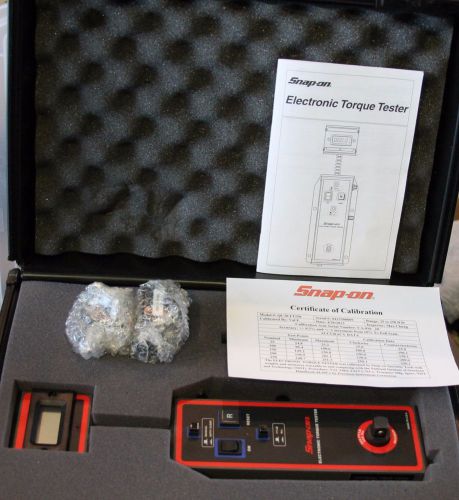 NEW Snap On Electronic TORQUE TESTER QC3ETT250 1/2&#034; drive adapter