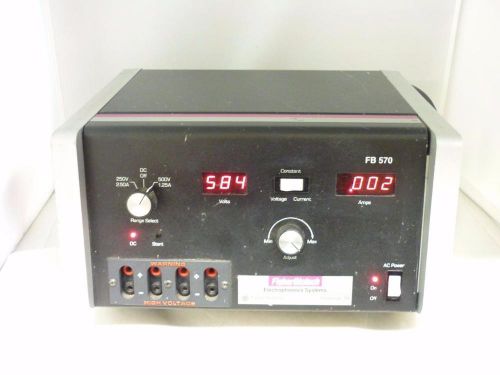 Fisher scientific biotech dc electrophoresis power supply model fb 570 for sale