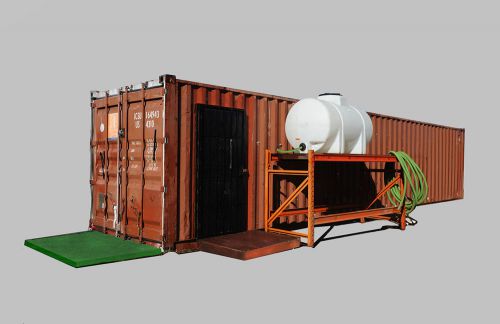 40&#039; shipping storage container, urban farm, growing room