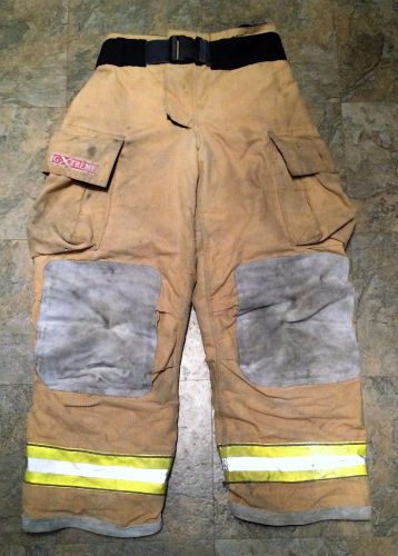 Firefighter Turnout/Bunker Pants w/ Belt - Globe G-Xtreme - 34 x 32 - 2005