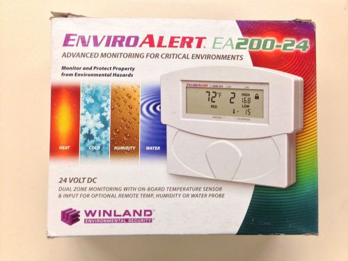 WINLAND ELECTRONICS EA200-24 Temperature Alarm,23 to 26 VDC @ 120mA
