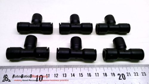 Legris 3104-10-00 - pack of 6 - union tee fittings, tube diameter:, new* #214643 for sale