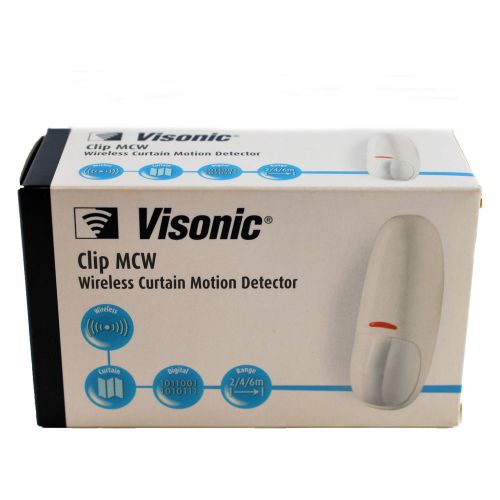 Visonic Clip SMA Wireless Curtain Motion Detector (Lot of 4)