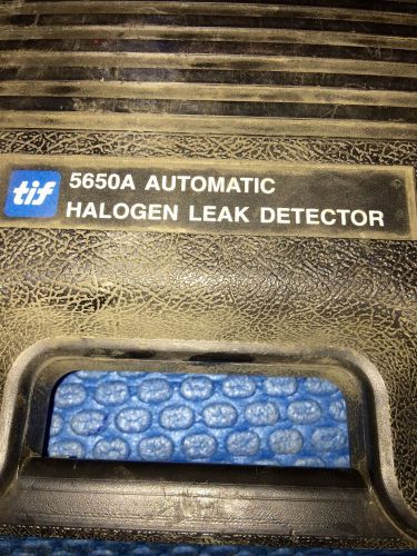 TIF 5650A halogen refrigeran leak detector