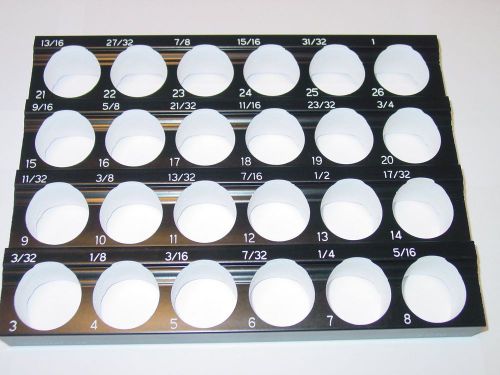 Er40 collet rack w/size labels, collet organizer set, holder stand tray #4cg-0 for sale