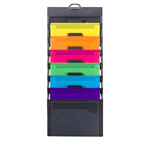 Smead Letter Sized Cascading Wall Organizer- 6 File Pockets, 10 X 14 Inches BNWT