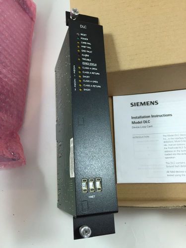 Siemens dlc fire alarm intelligent device loop card 500-033090 for sale