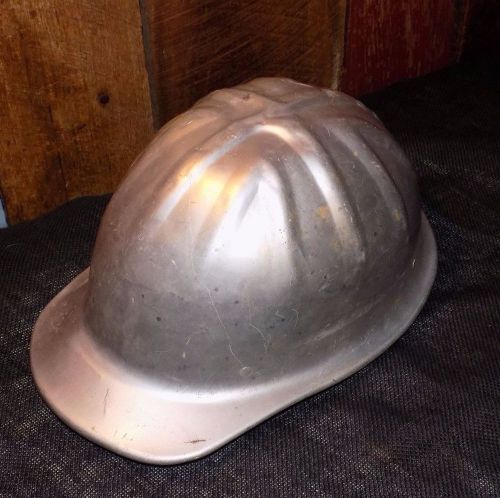 Vintage McDonald T Cap Standard Aluminum Hard Hat Mine Safety Appliances Co