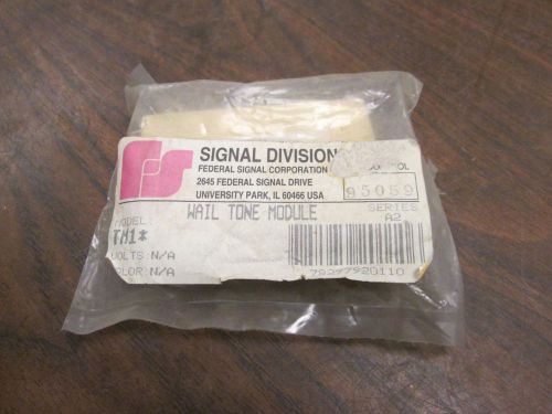 Federal Signal Wail Tone Module TM1 New Surplus