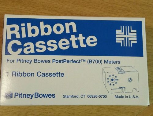 2 Genuine Pitney Bowes NEW Ribbon Cassettes For  PostPerfect B700 Meters 767-1