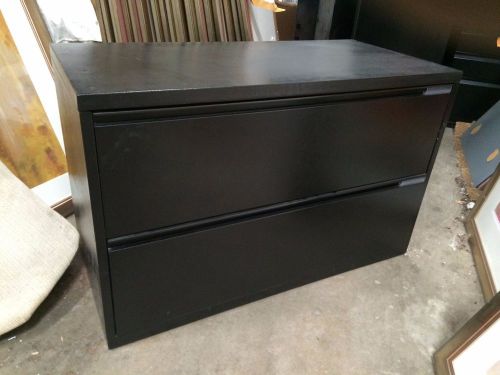 2 DRAWER LATERAL SIZE FILE CABINET by HERMAN MILLER MERIDIAN 42&#034;W