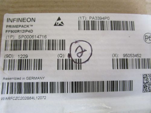 LOT OF 2 INFINEON TRANSISTOR MODULE FF900R12IP4D *NEW IN BOX*
